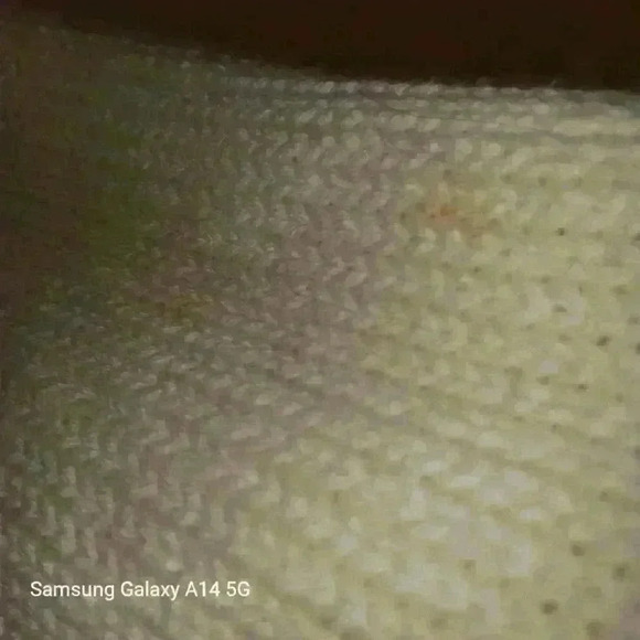 Women's Cherokee 100% Cotton Chunky Collared Ivory Sweater Cardigan Pockets - Picture 8 of 9